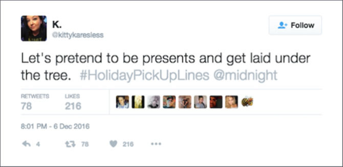 20 Funny Holiday Pick Up Lines- 18 images