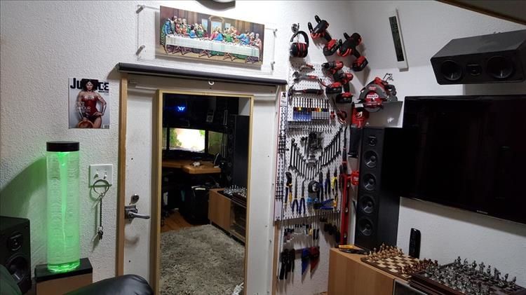 Guy Turns An Average Shed Into His Amazing Man Cave