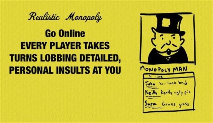 Honest Monopoly Cards Are Hilariously Accurate