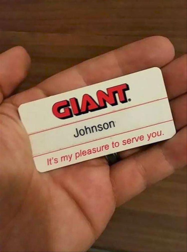 The Best Of Really Bad Name Tags 16 Pics