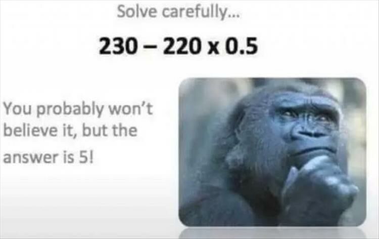 20 Funny Math Problems