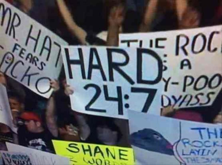 Wrestling Fan Signs Are Often More Entertaining Than The Wrestling 22 Pics