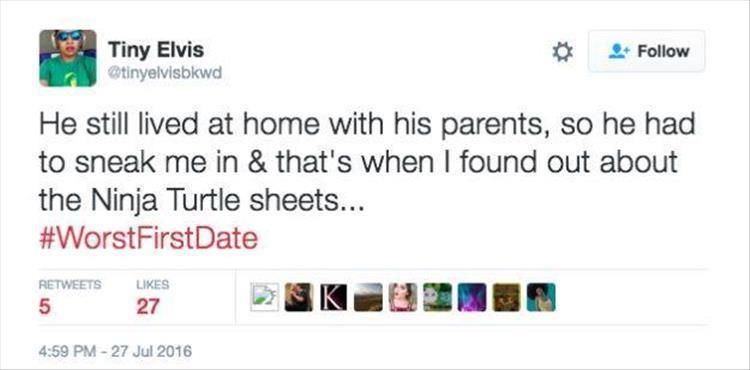 20 Funny Worst First Date Twitter Quotes