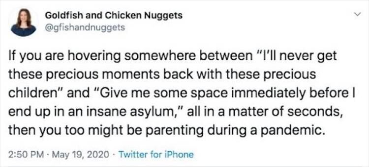 24 Funny Twitter Quotes From Struggling Parents In 2020
