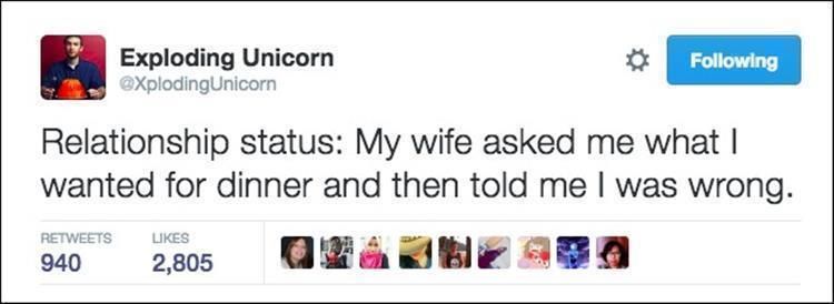 34 Of The Funniest Twitter Quotes From Married Guys