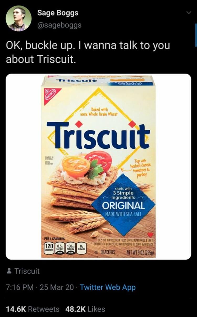 This Guy Found Out The Truth Behind The Triscuit Name