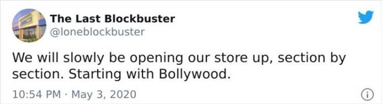 The Last Blockbuster's Twitter Account Is Hilarious And What We All Need Right Now