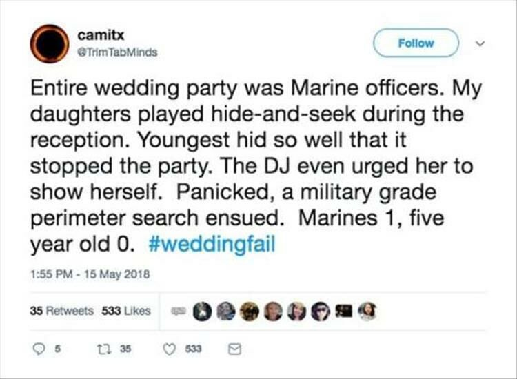 25 Funny Wedding Fails