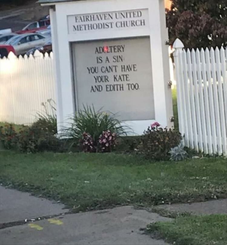 20 Funny Church Signs