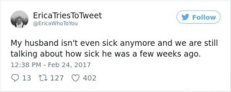 Twitter Explains What Really Happens When Guys Get Sick