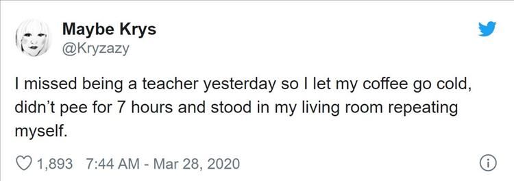 25 Funny Twitter Quotes About What It's Like To Be A Teacher In 2020