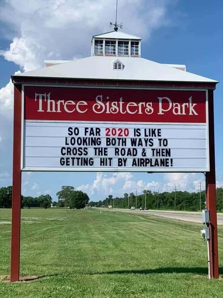 The Funniest Three Sister's Park Signs Of 2020