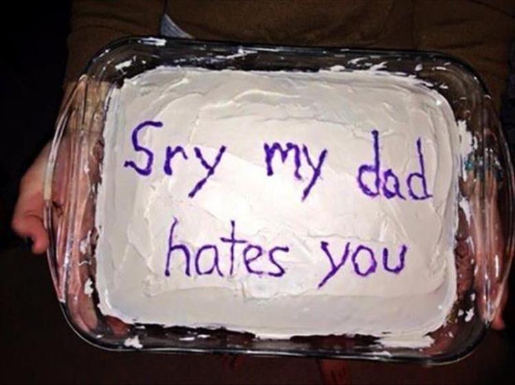 Because Nothing Shows You're Really Sorry Quite Like A Cake