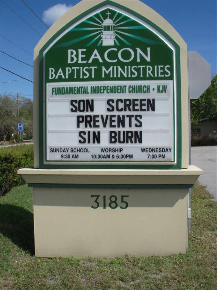 21 Funny Church Signs To Remind Us Of A Simpler Time