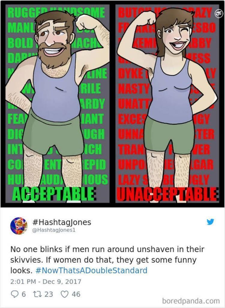 20 Funny Double Standards