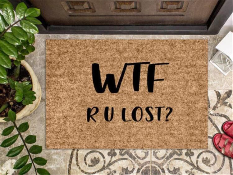 15 Perfect Doormats For Letting People Know They Should Stay Home