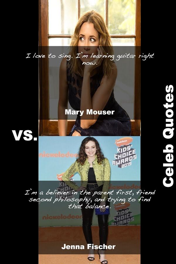 40 Hot Jenna Fischer VS Mary Mouse Quotes And Posts