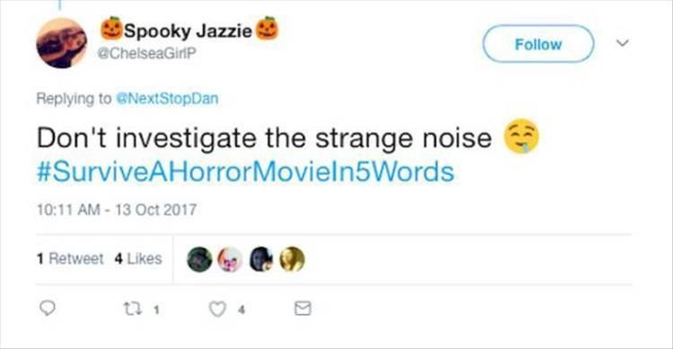 5 Words That Will Help You Survive Any Horror Movie 26 Pics