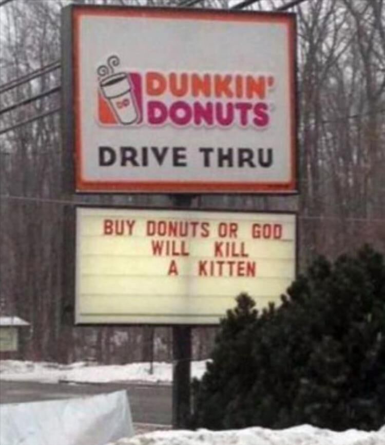 16 Funny Fast Food Signs To Remind Us All Of A Simpler Time