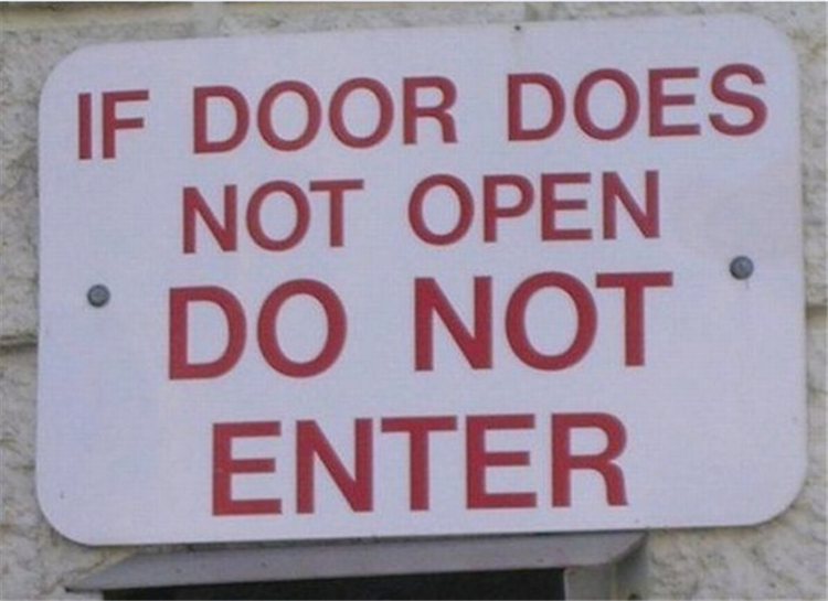 17 Of The Most Unnecessary Signs Ever Created
