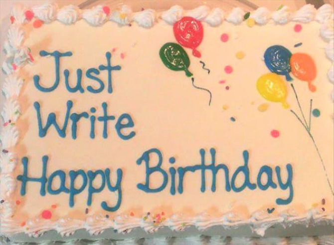 When The Cake Decorator Takes You Too Seriously