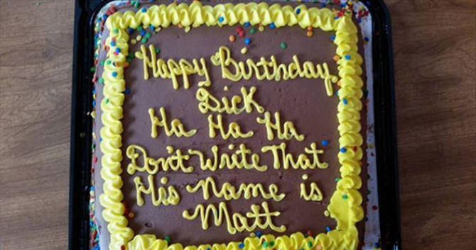 When The Cake Decorator Takes You Too Seriously