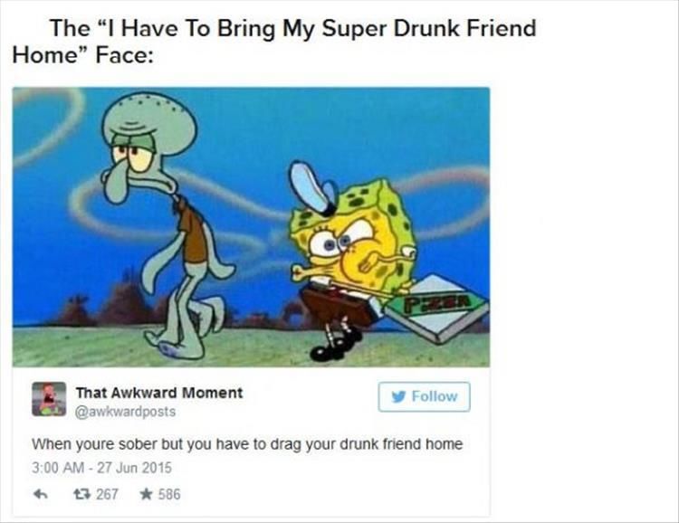 The 20 Funny Faces Of Being Drunk