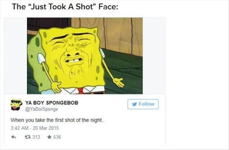 The 20 Funny Faces Of Being Drunk