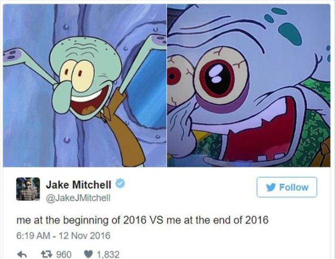 Me At The Beginning Of 2016 Vs Me At The End Of 2016