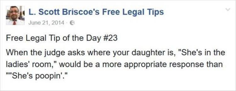 Hilarious Legal Advice From A Lawyer Who’s Had Some Really Dumb Clients 24 Pics