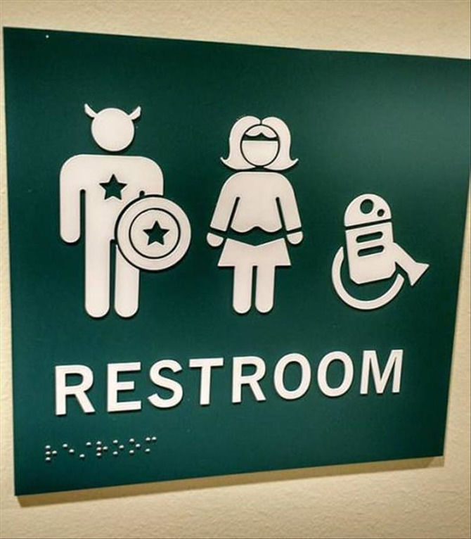 22 Creative Public Restroom Signs