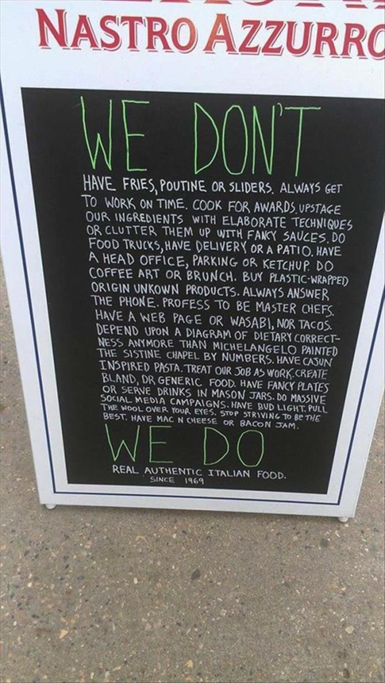The Best Of “Funny Restaurant Signs” 24 Pics