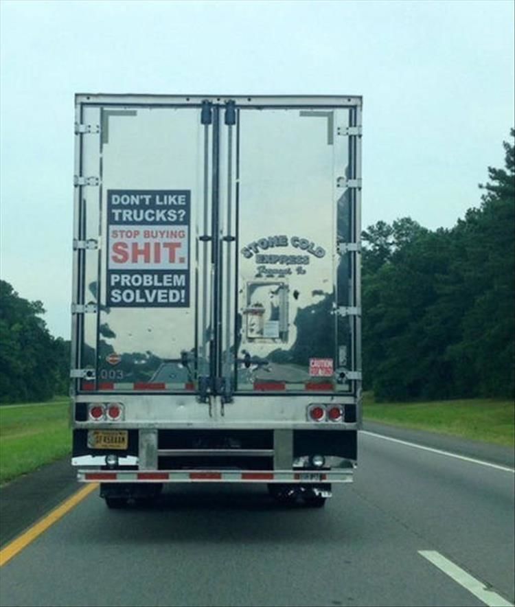 Some Truck Drivers Have A Great Sense Of Humor 23 Pics
