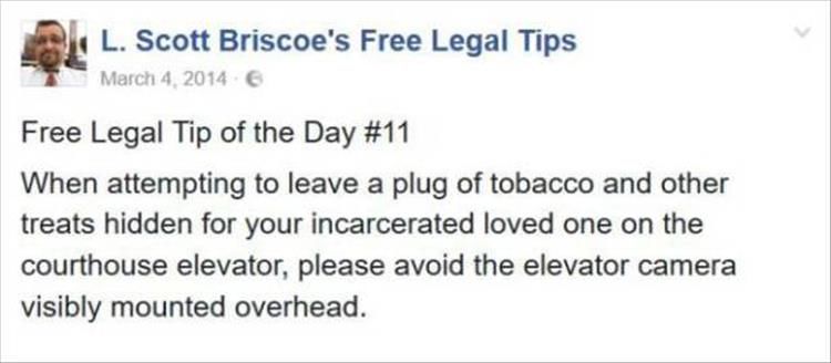 Funny Free Legal Tips From A Lawyer Who’s Seen It All