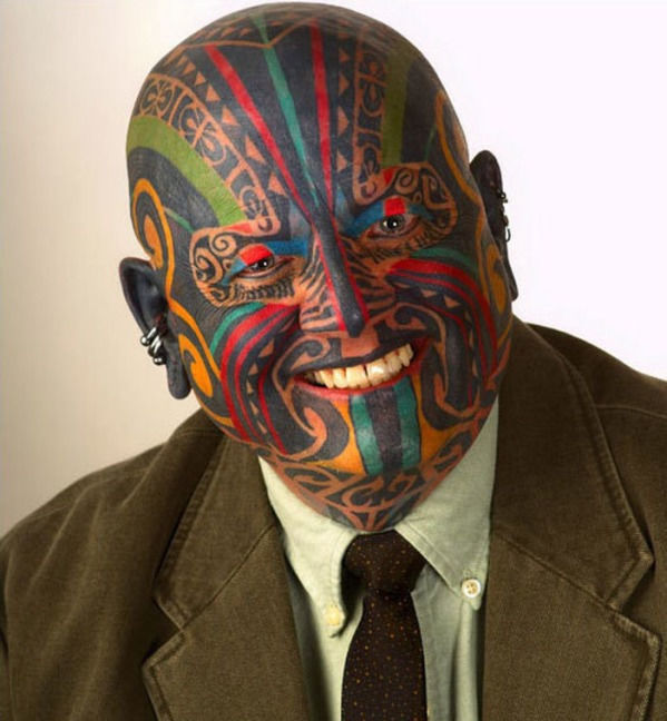 12 Of The Craziest Face Tattoos Found On The Internet