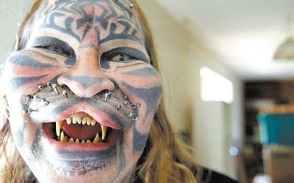 12 Of The Craziest Face Tattoos Found On The Internet