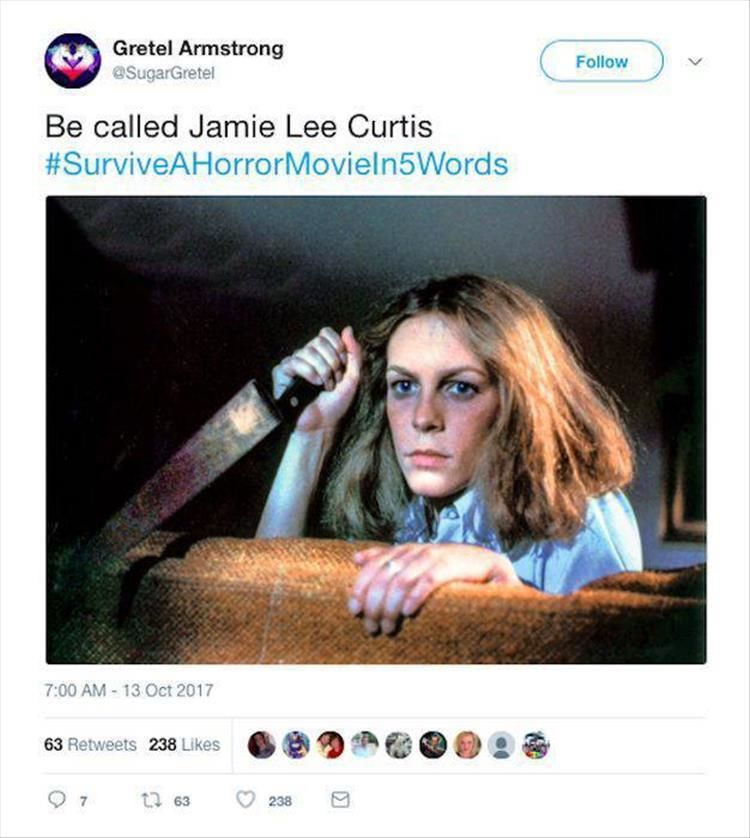 Surviving Horror Movies In Five Words 27 Pics