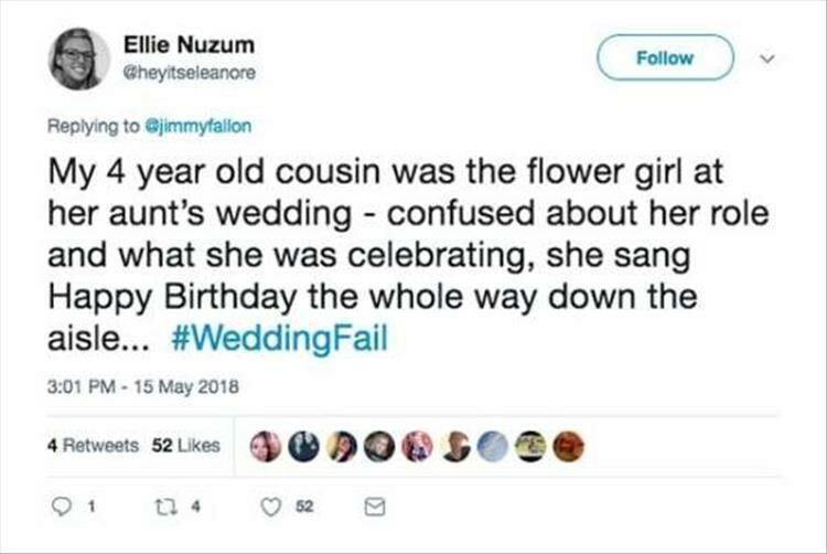 25 Funny Wedding Fails