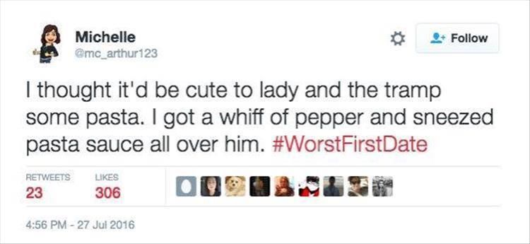 Funny Worst First Date Twitter Quotes 18 Pics