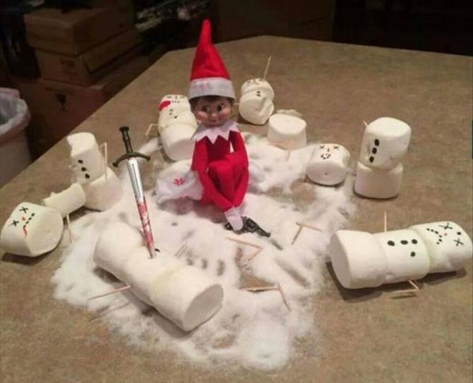 This is What Happens When Dad’s In Charge Of Elf On The Shelf - 16 ...